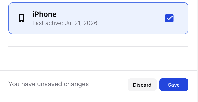 Click Save to apply your changes